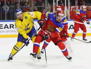 Ставки на хоккей - матч Россия Швеция